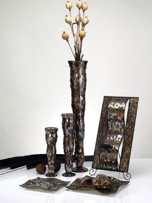 Luana Mosaic Art Glassware Diyas Home Vases Luana Mosaic Art Glassware Diyas Home Vases